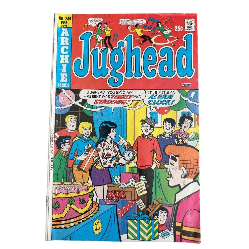 Archie Series Jughead Comic Book No #249 February 1976 Bagged Boarded